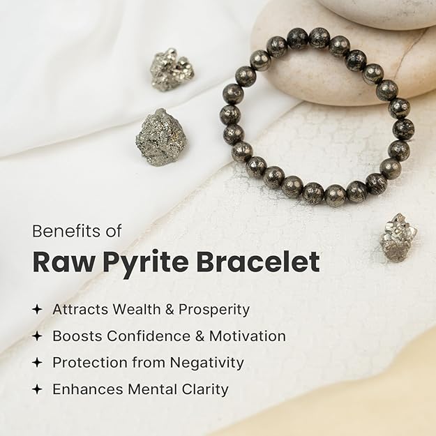 Money Magnet Bracelet : Pyrite Bracelet