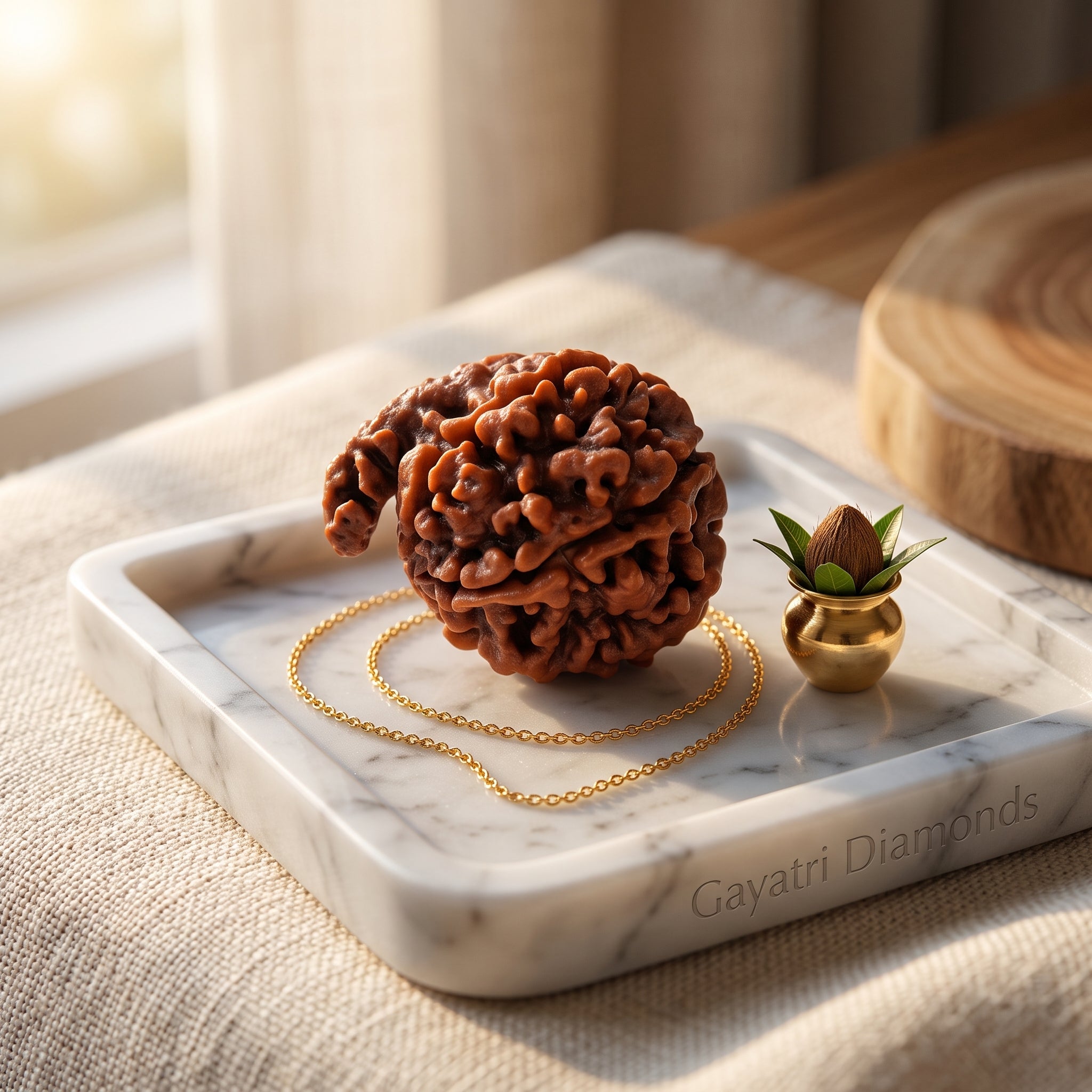 Original Nepal Ganesh Rudraksha (Ganapathi Rudraksha) - Lab Certified Authentic