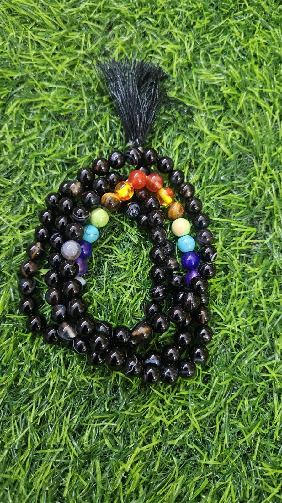 Black Hakik Mala 8 MM