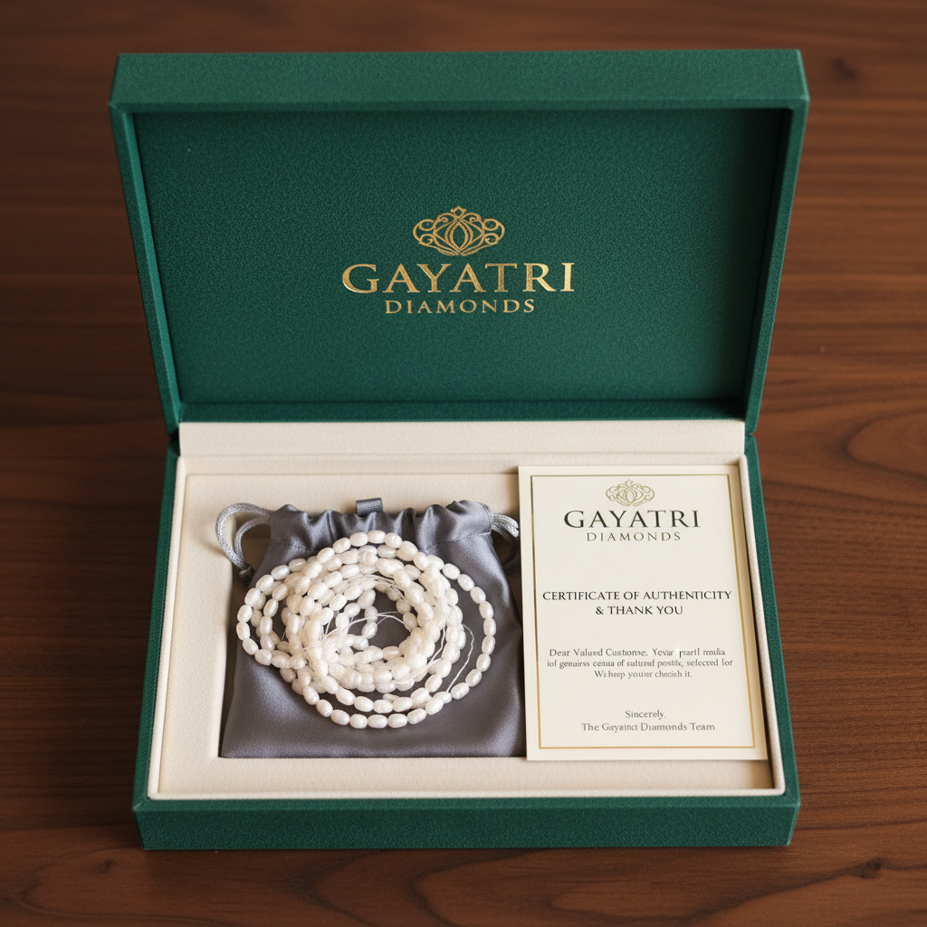 Pearls Mala Free shape