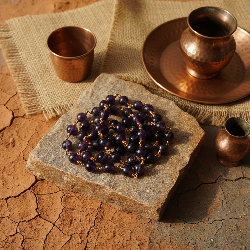 Mayura Copper Mala