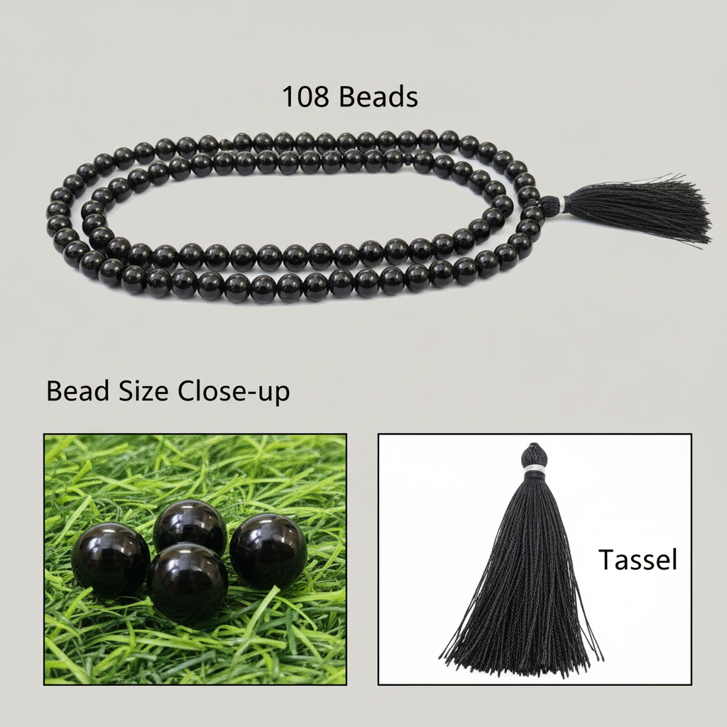 Krishna Spatika Mala 8 MM