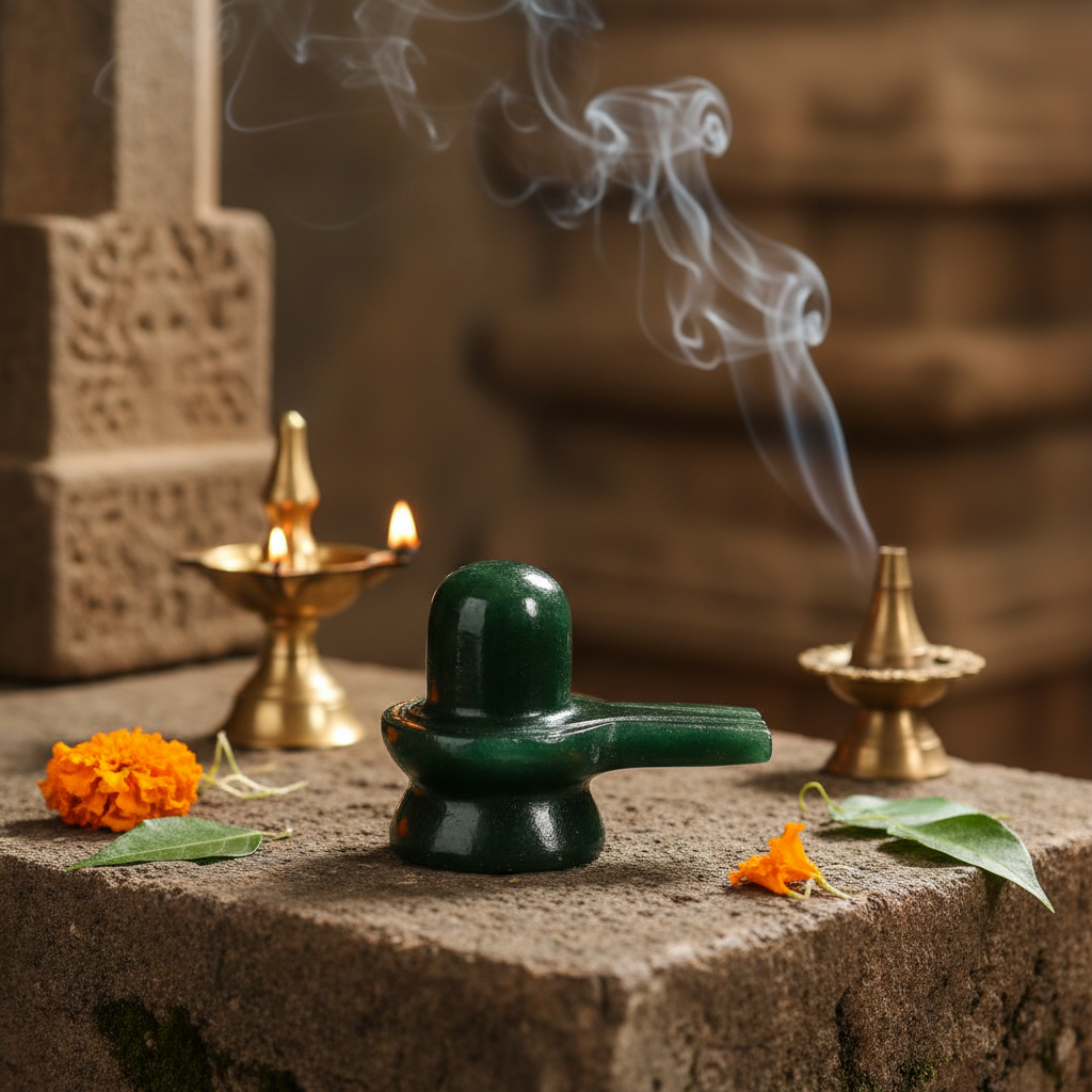 Marakatha Shiva Lingam