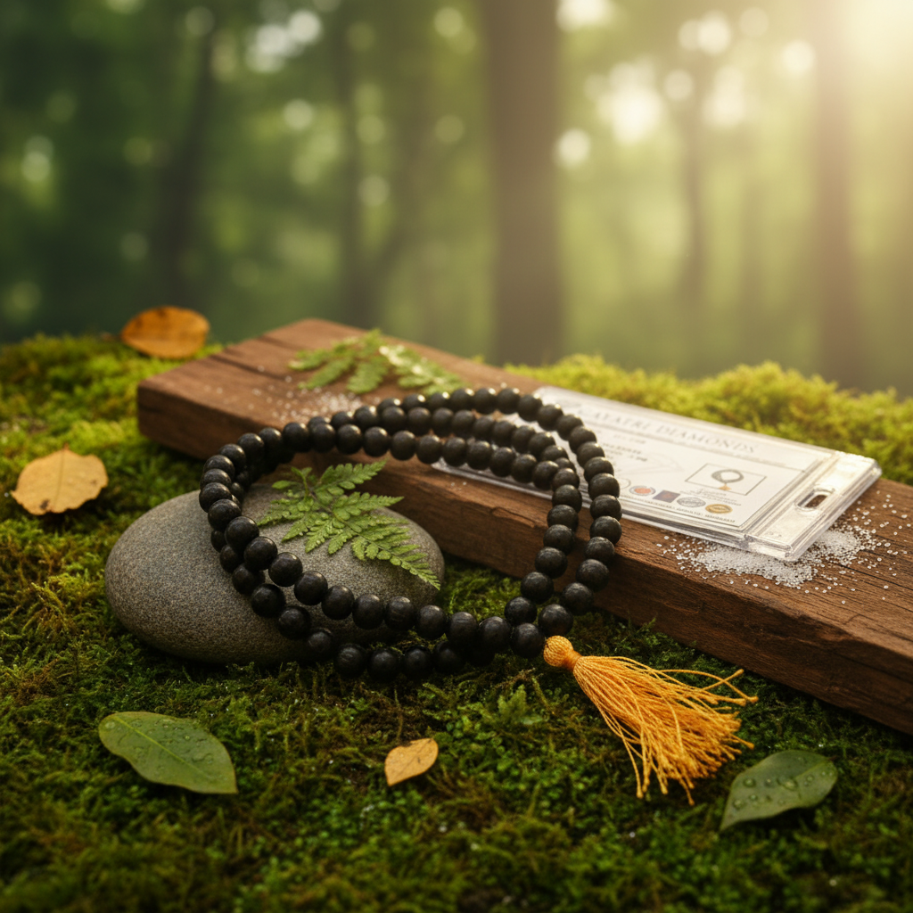 8 MM Karungali Mala Certified