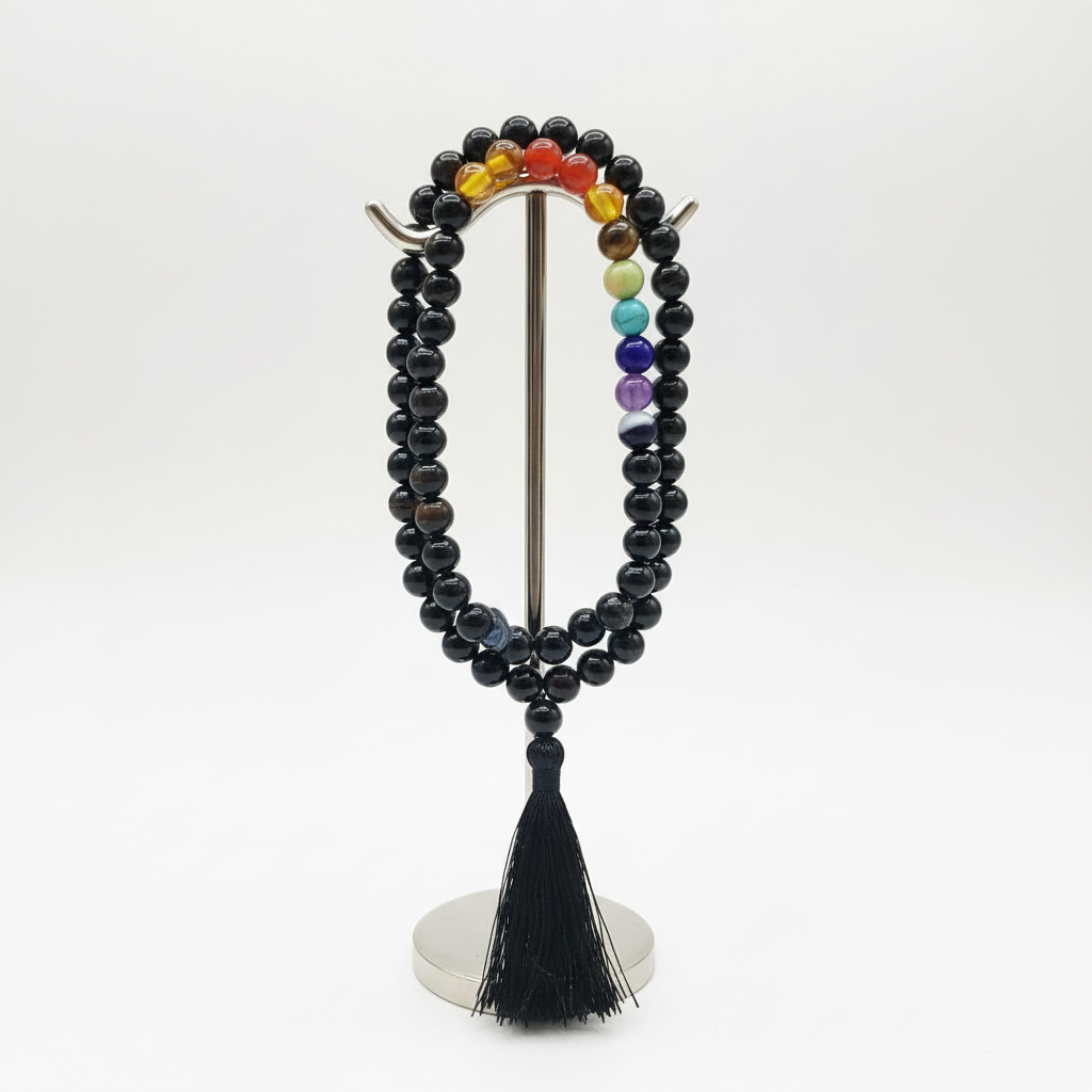 Black Hakik Mala 8 MM