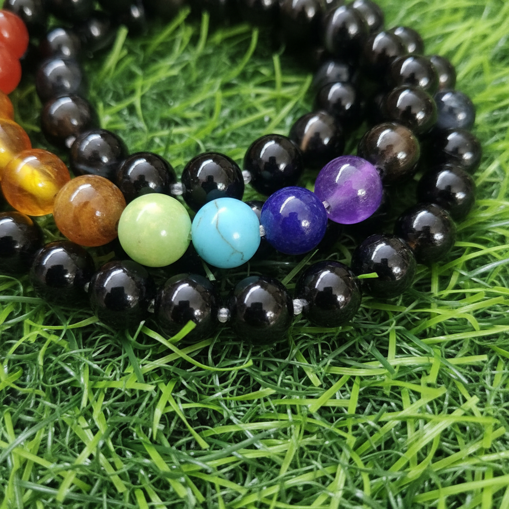 Black Hakik Mala 8 MM