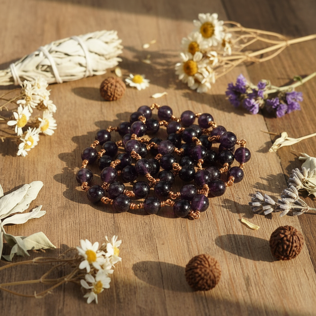 Mayura Copper Mala