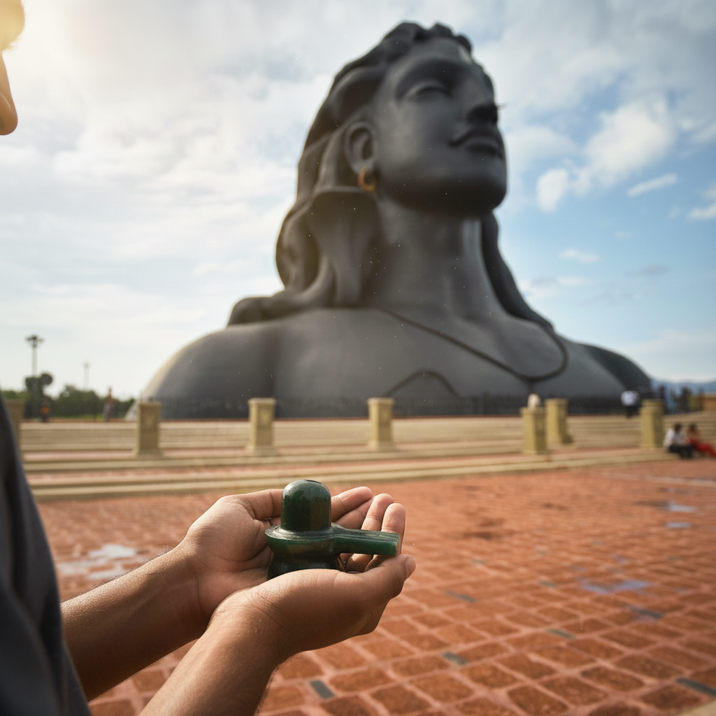 Marakatha Shiva Lingam