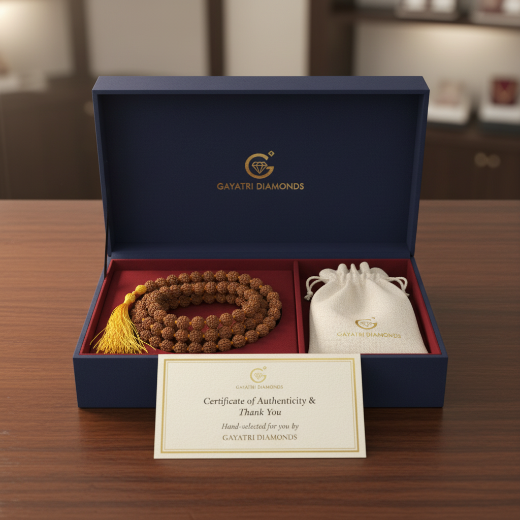 Rudraksha Mala  8 MM