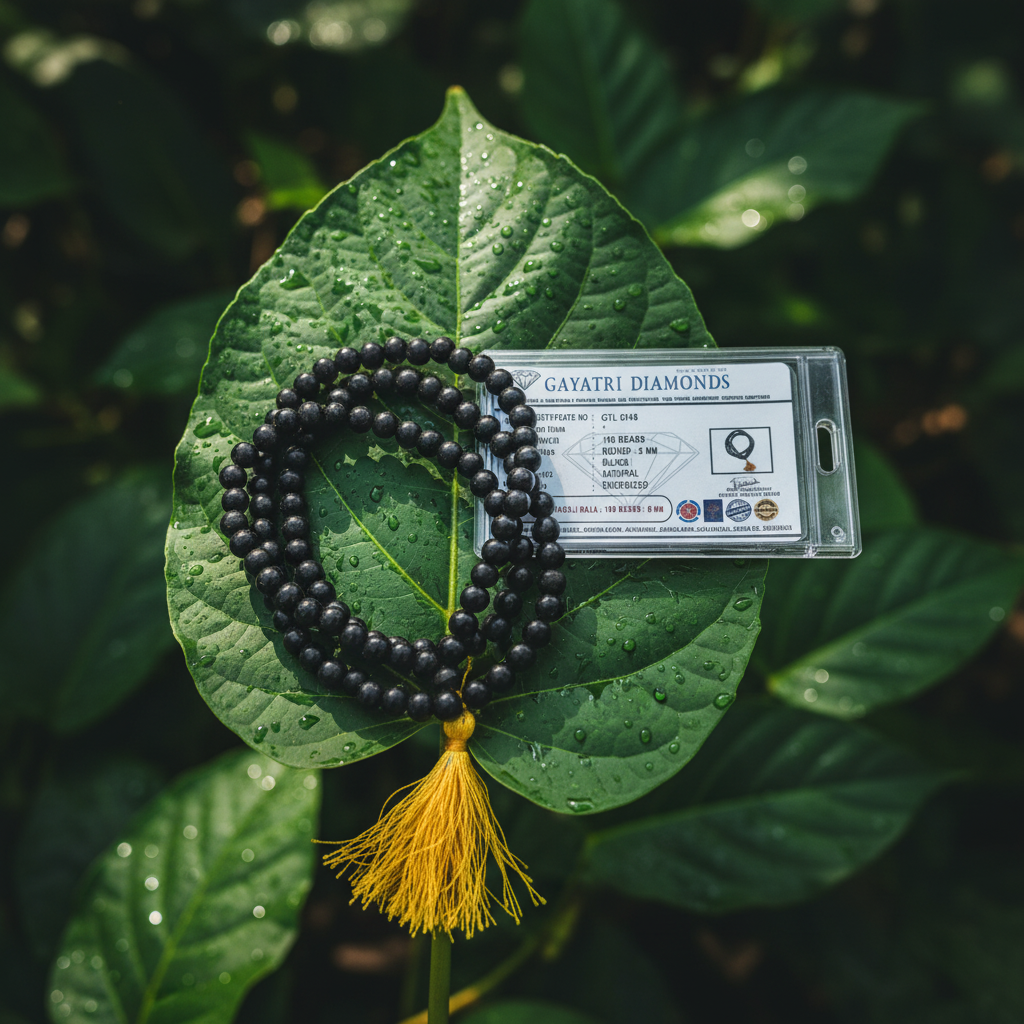 6 MM Karungali Mala Certified