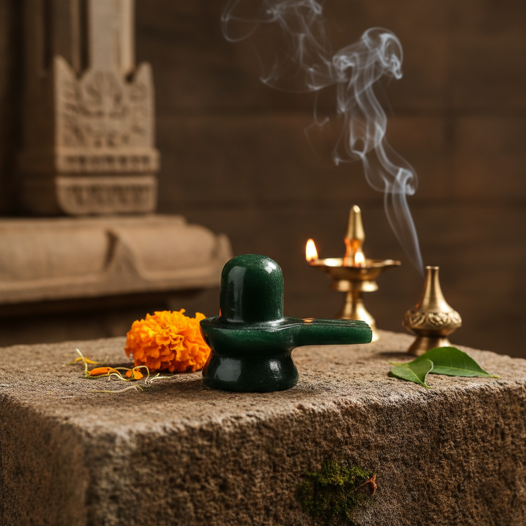 Marakatha Shiva Lingam