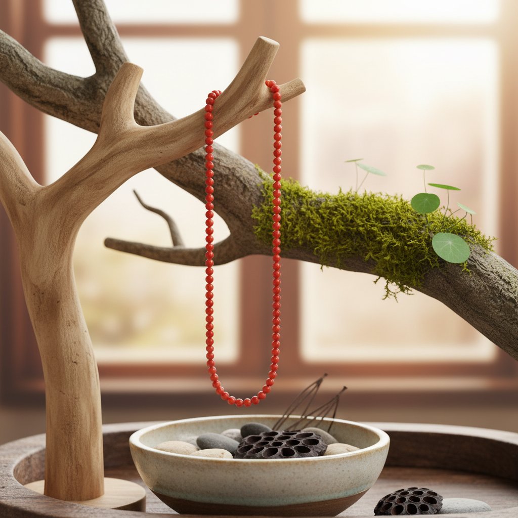 Red Coral - Jaathi Pagadam Mala