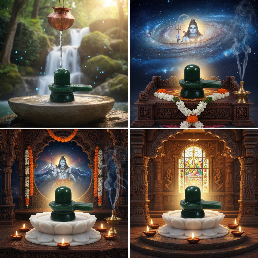 Marakatha Shiva Lingam
