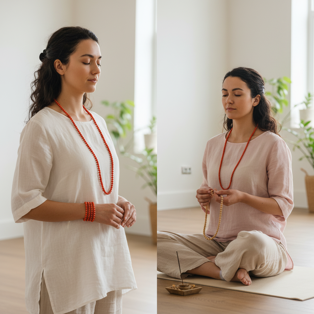 Red Coral - Jaathi Pagadam Mala