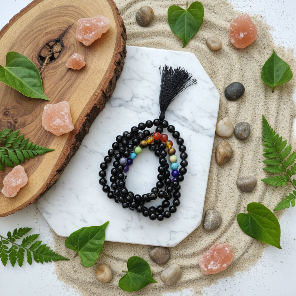 Black Hakik Mala 8 MM