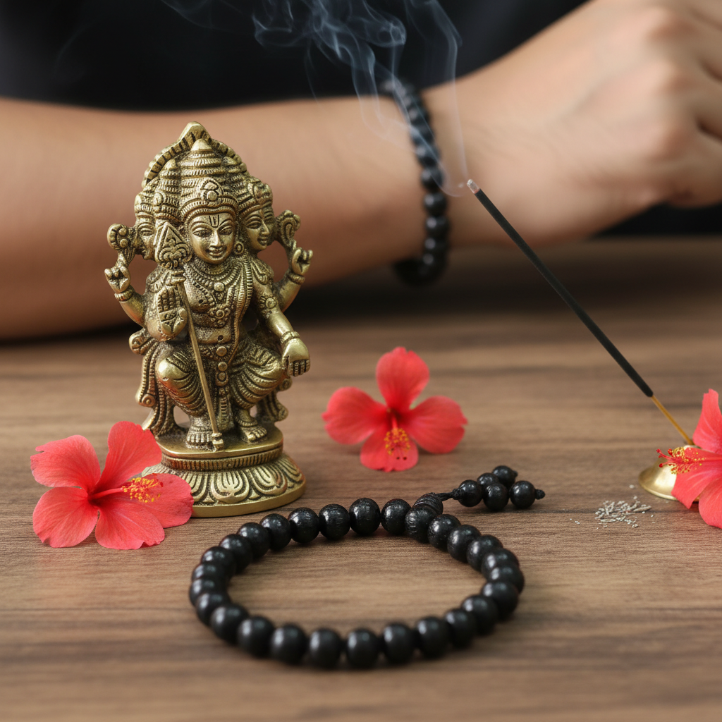 Certified karungali Bracelet 8 MM