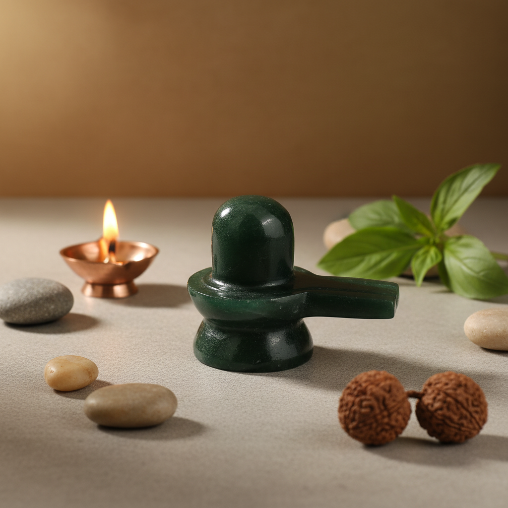Marakatha Shiva Lingam