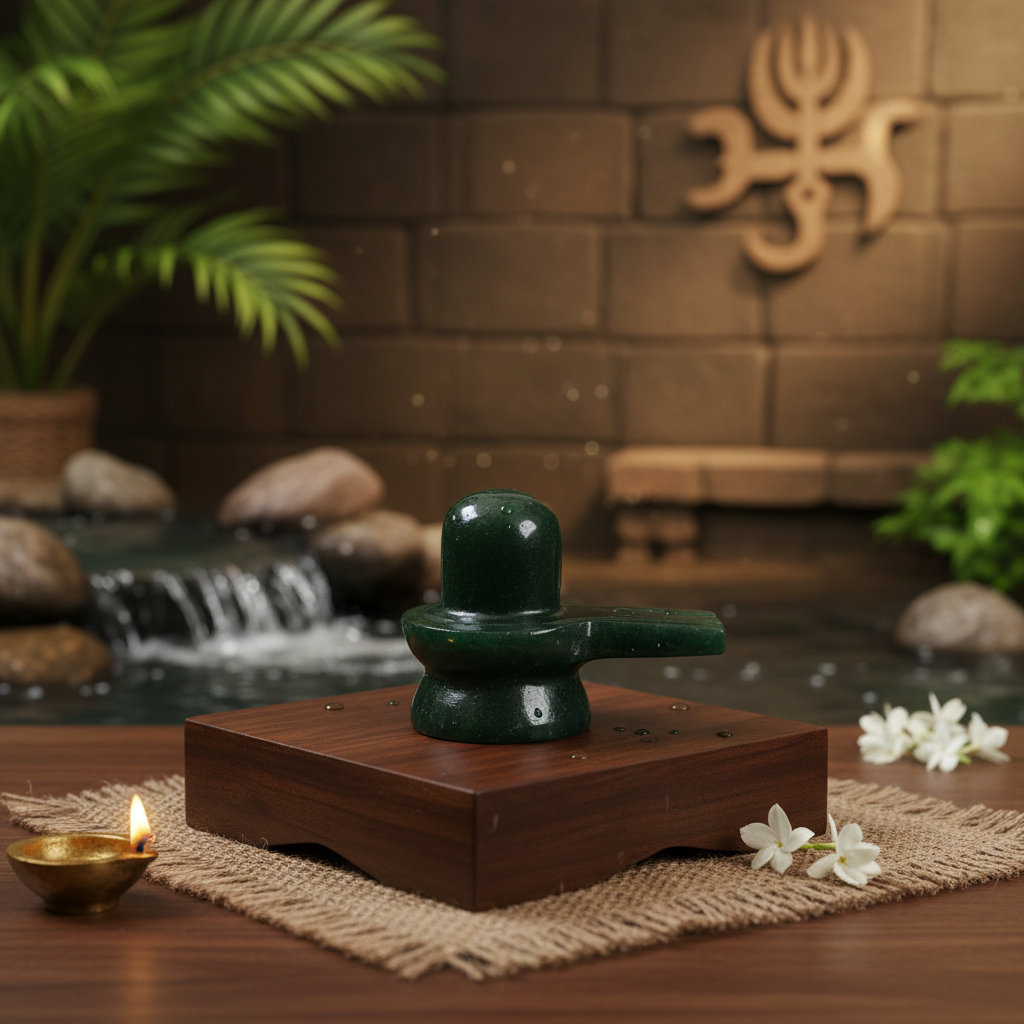 Marakatha Shiva Lingam