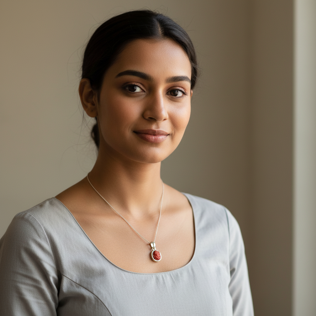 Ganapathi Pagadam Silver Locket