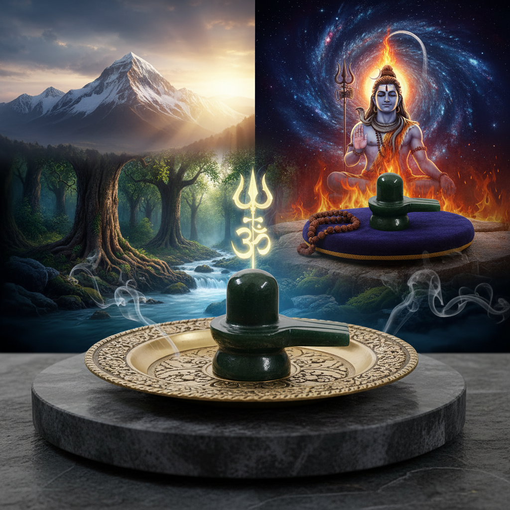 Marakatha Shiva Lingam