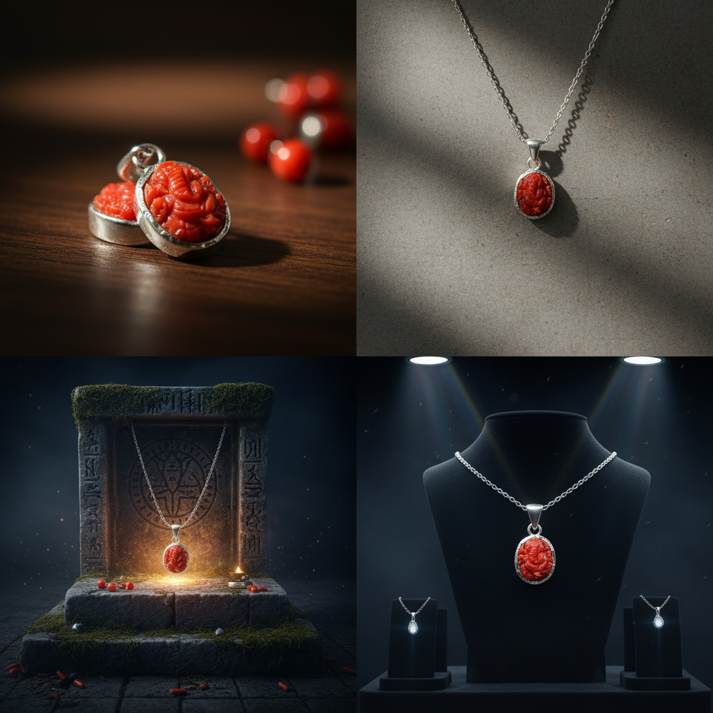 Ganapathi Pagadam Silver Locket