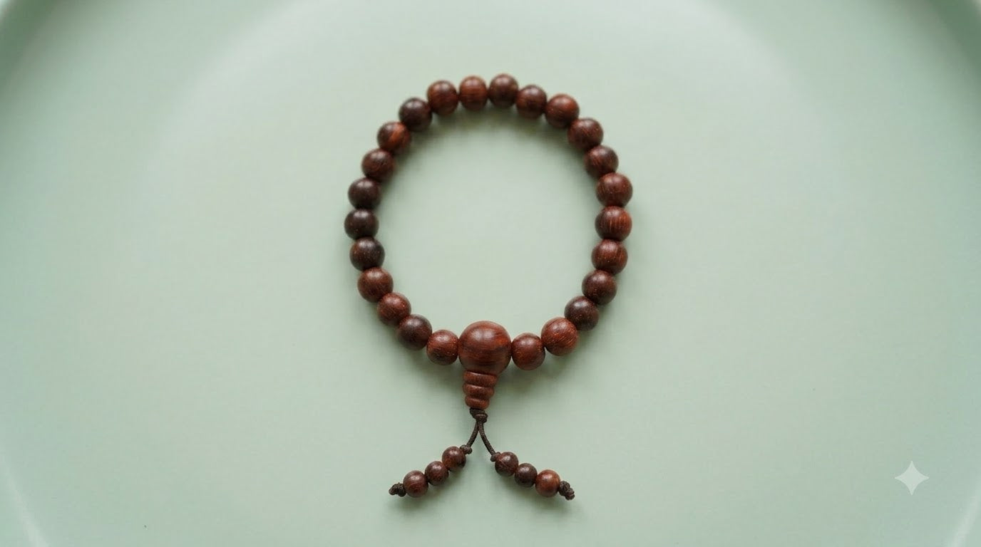 Red sandal wood bracelet
