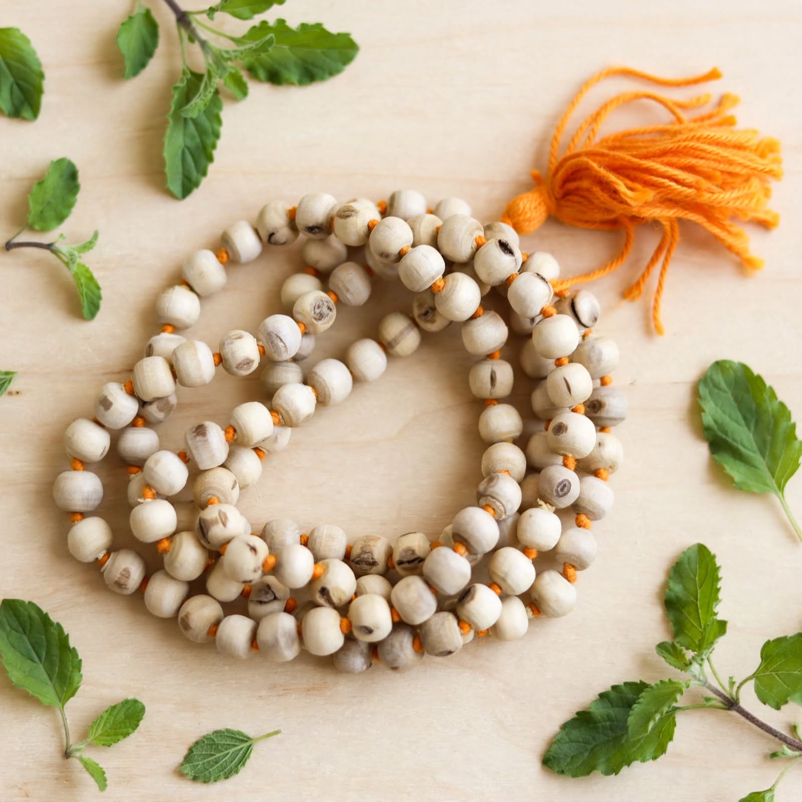 Tulasi Mala 108 Beads : 8 MM