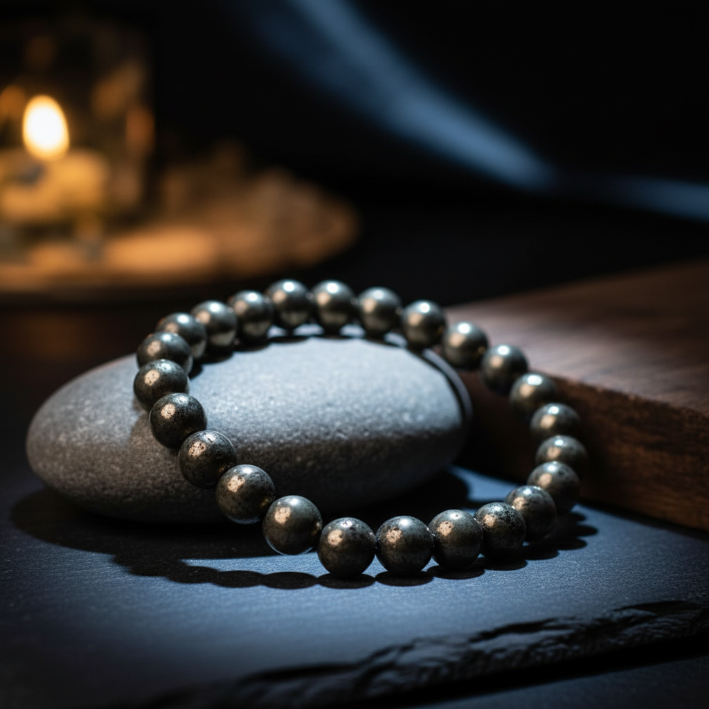 Money Magnet Bracelet : Pyrite Bracelet