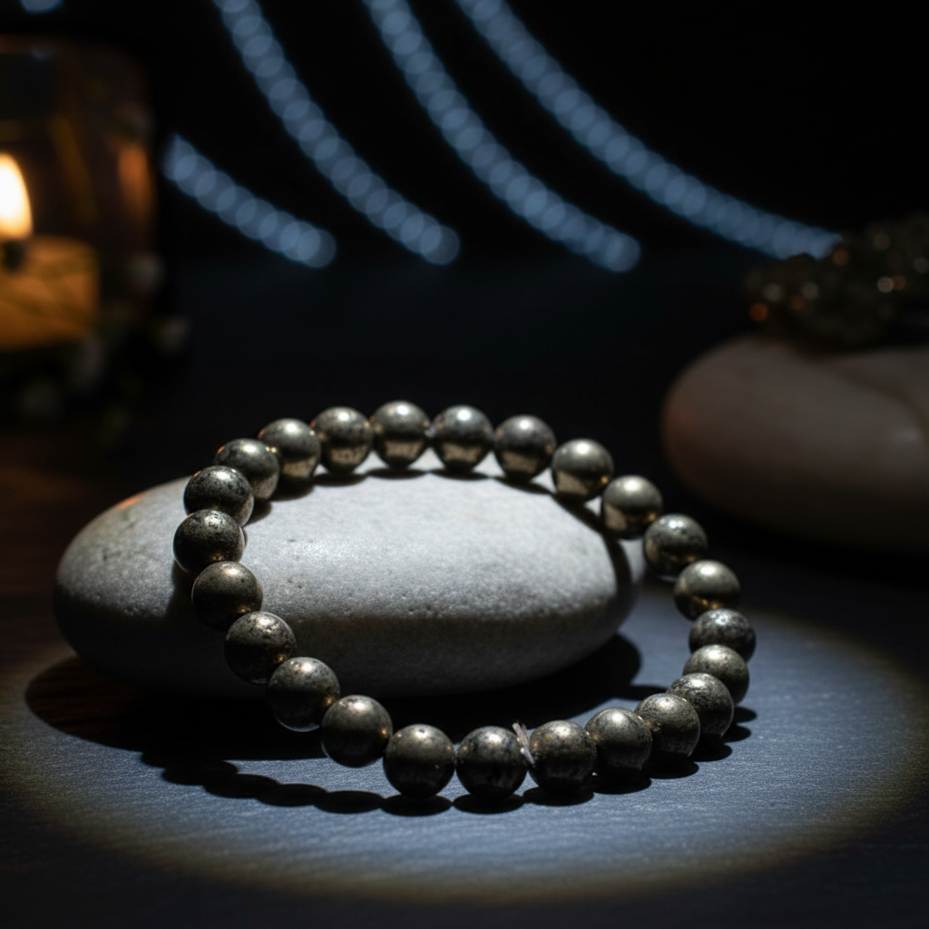Money Magnet Bracelet : Pyrite Bracelet