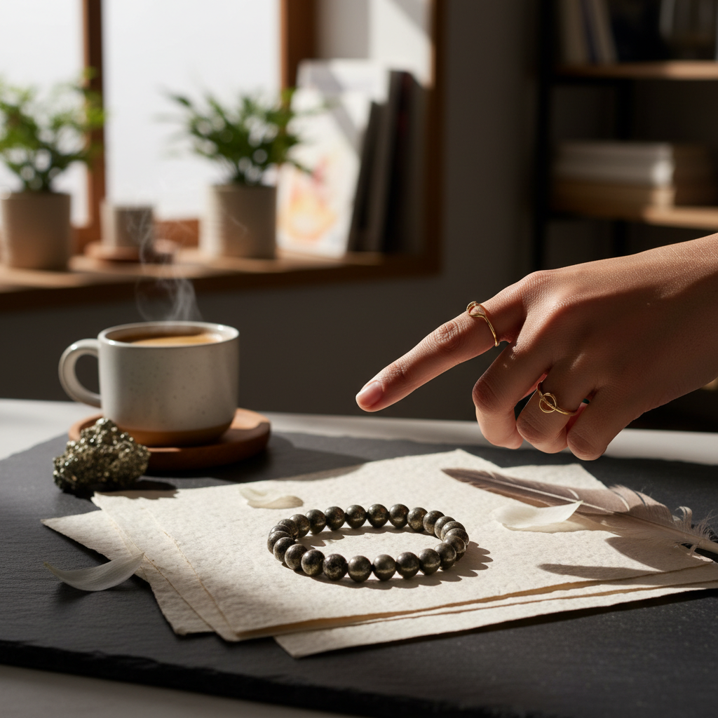 Money Magnet Bracelet : Pyrite Bracelet