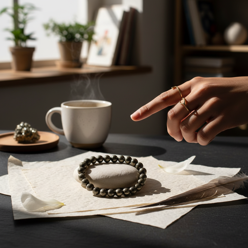 Money Magnet Bracelet : Pyrite Bracelet