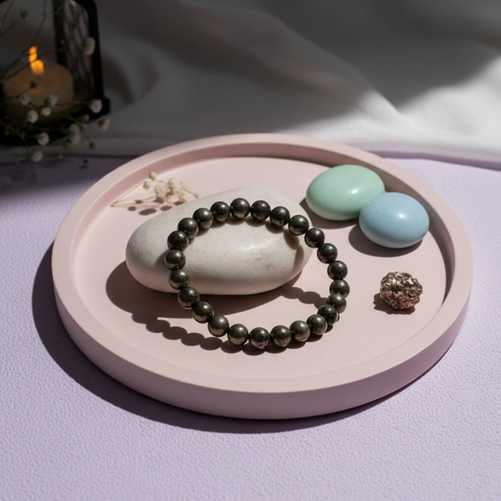 Money Magnet Bracelet : Pyrite Bracelet