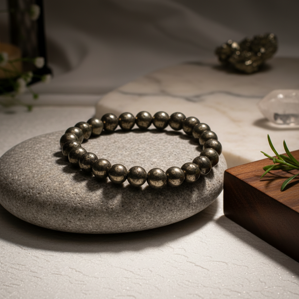 Money Magnet Bracelet : Pyrite Bracelet