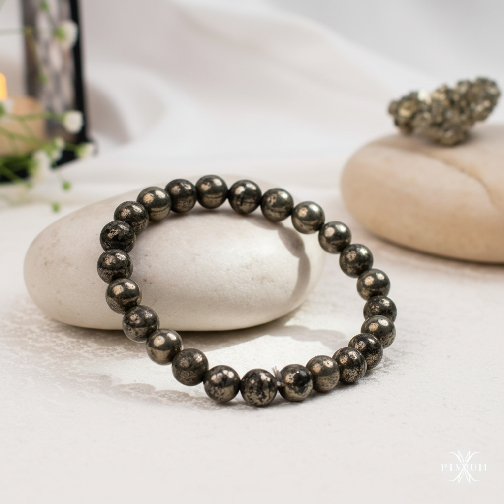 Money Magnet Bracelet : Pyrite Bracelet